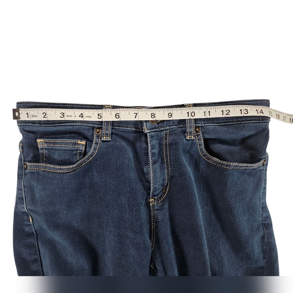 Michael Kors Women's Izzy Skinny Ankle Blue Jeans Size 8 - Picture 6 of 7